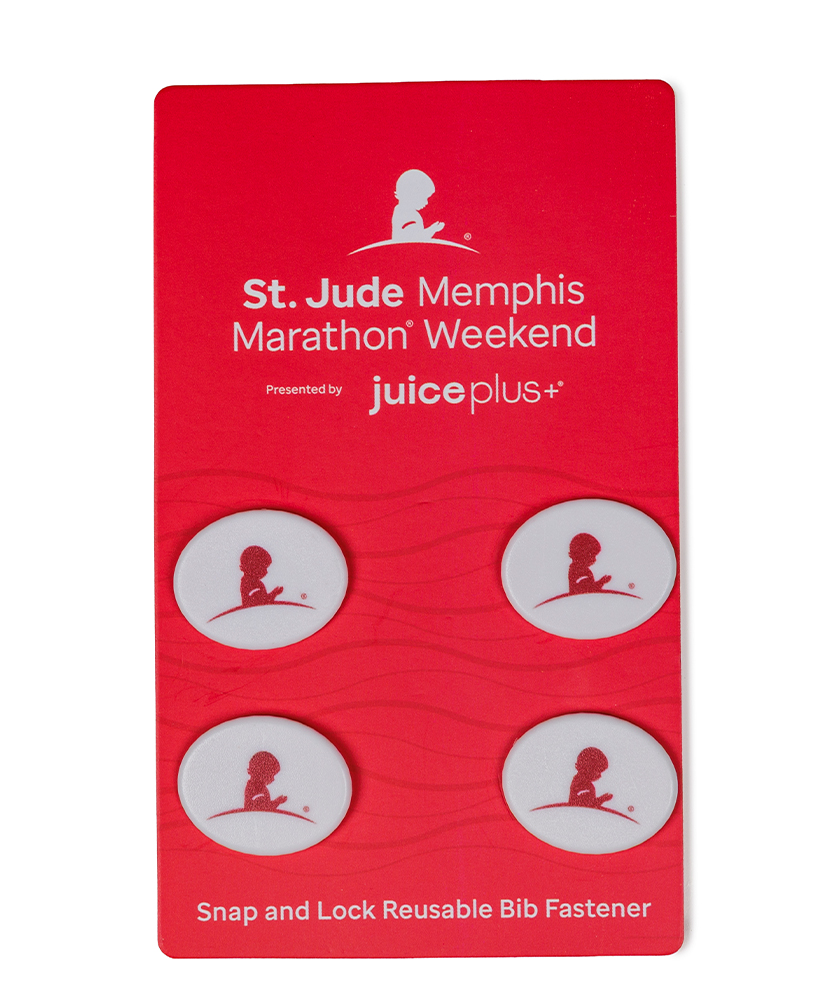 Primary image 4-Pack St. Jude Logo Bib Snaps